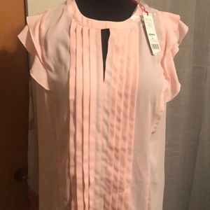 Pintuck front blouse